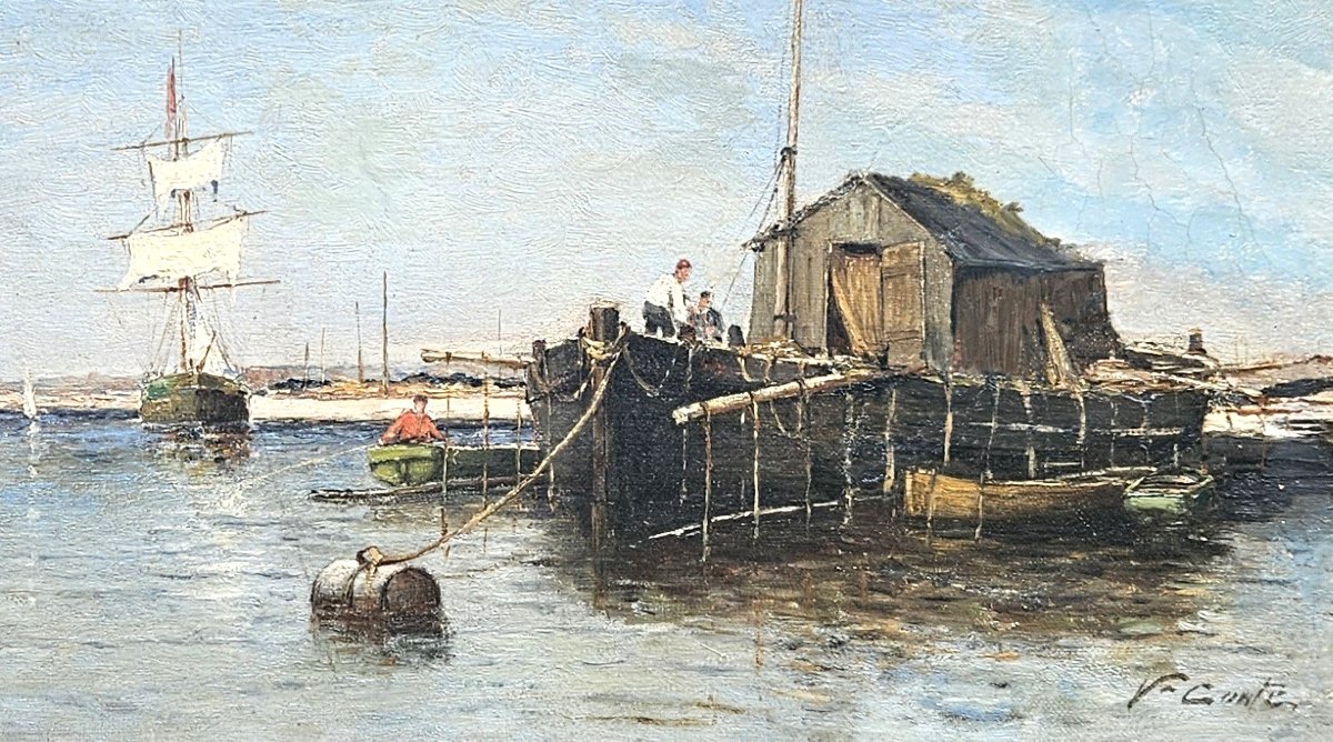 Seascape By Victor Coste, 1844–1923-photo-1