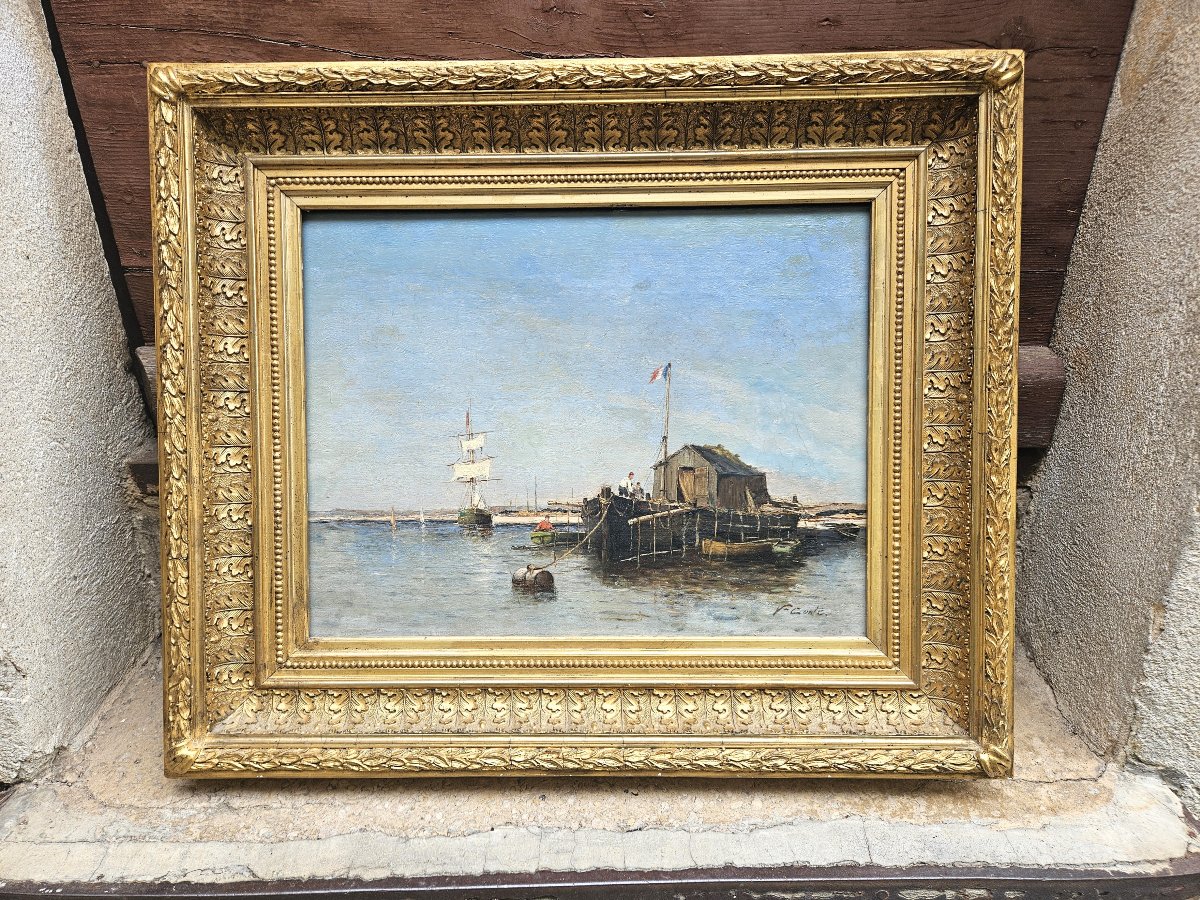Seascape By Victor Coste, 1844–1923-photo-5