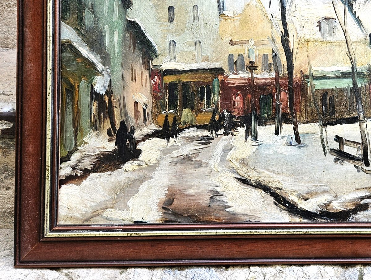 Montmartre sous la neige par Armand DROUANT-photo-4