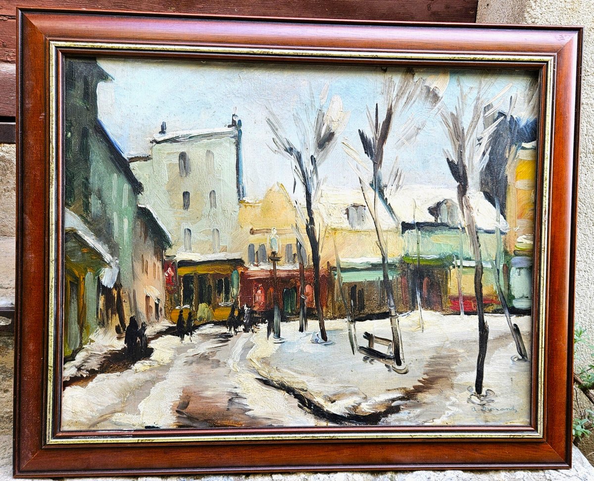 Montmartre sous la neige par Armand DROUANT