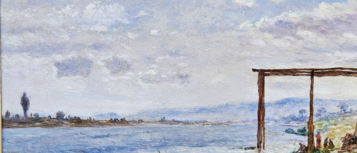 Les lavandières 1865 par Paul GUIGOU 1834-1871-photo-1