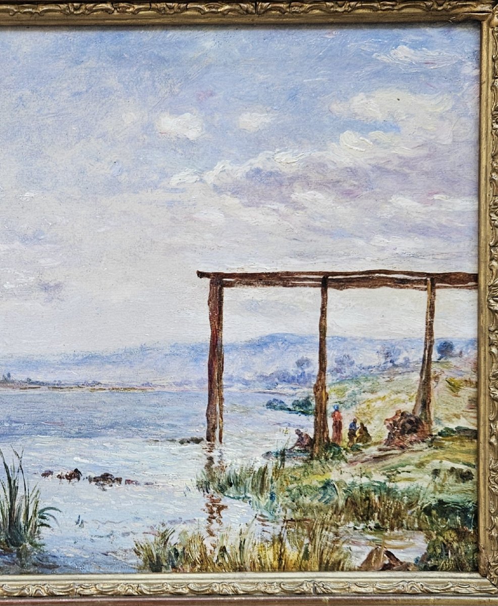 Les lavandières 1865 par Paul GUIGOU 1834-1871-photo-4