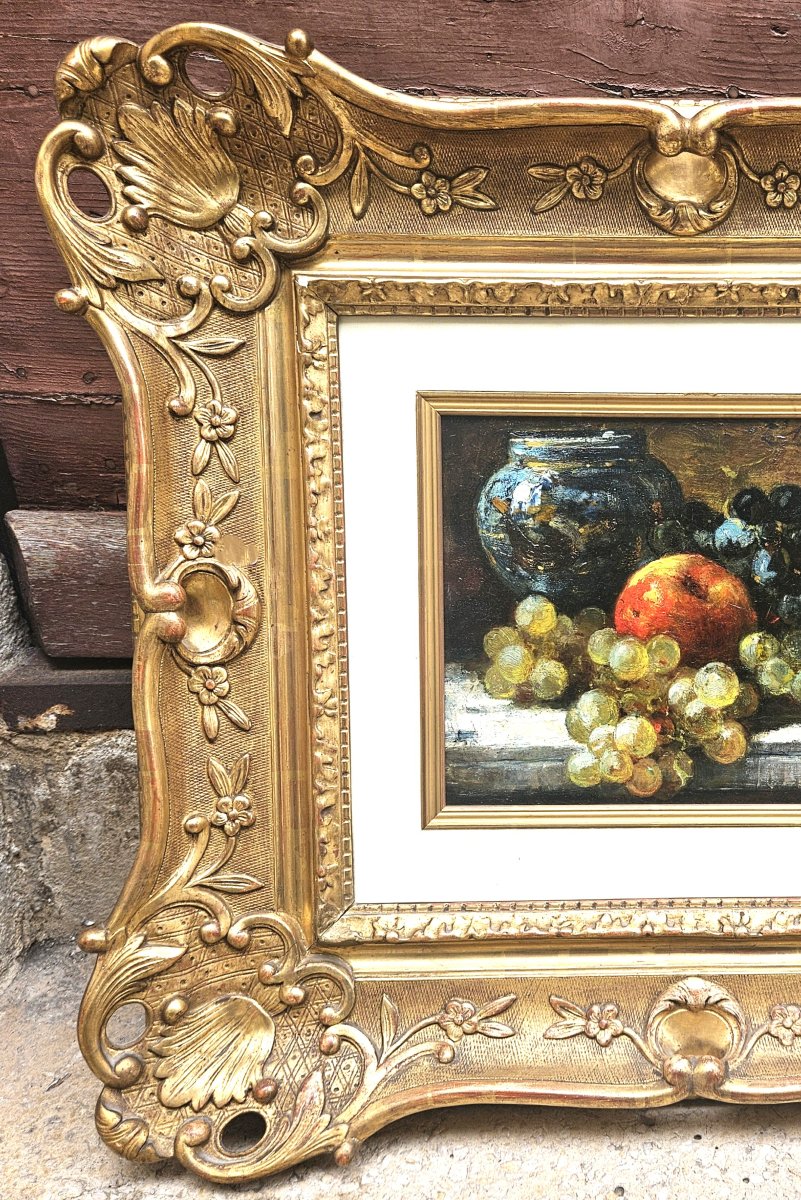 Apple, Pear, And Grapes By Jacques Martin-photo-2