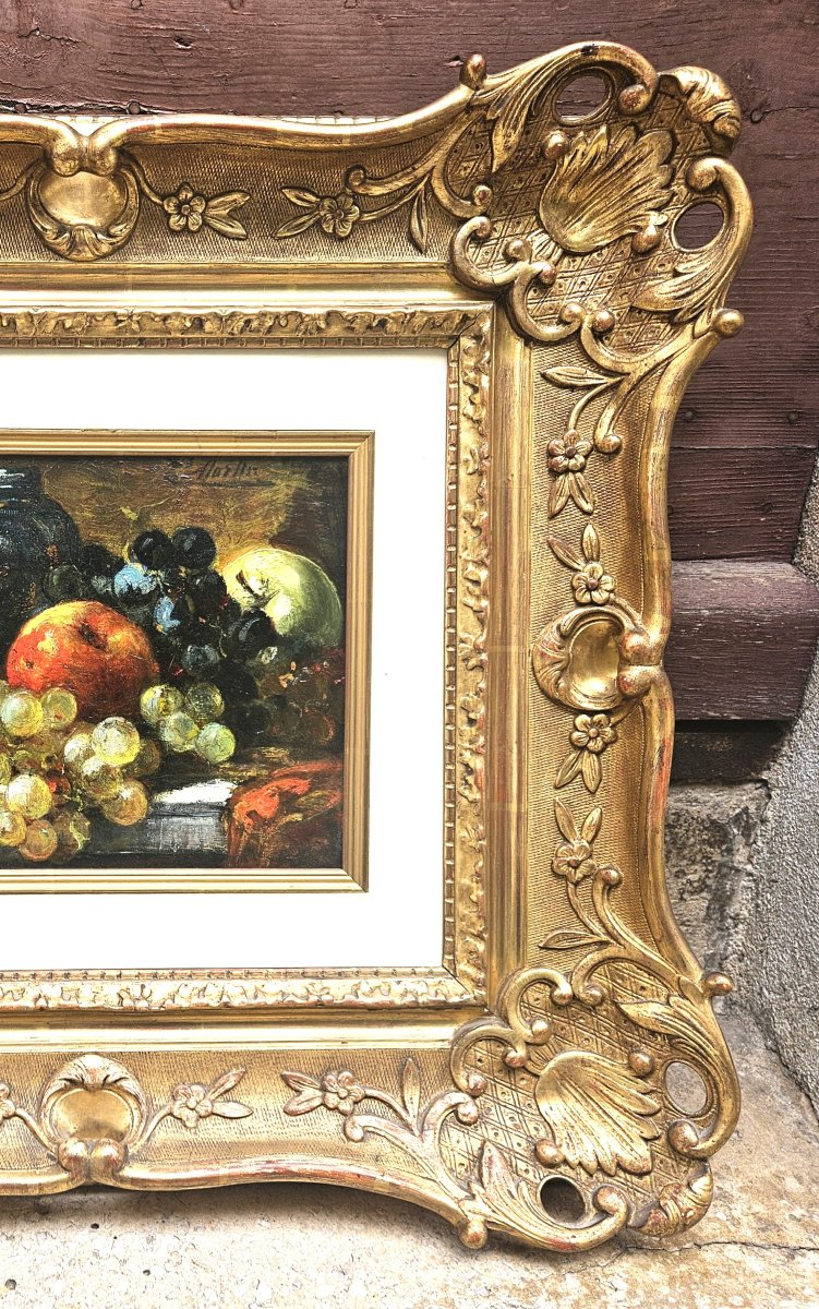 Apple, Pear, And Grapes By Jacques Martin-photo-3