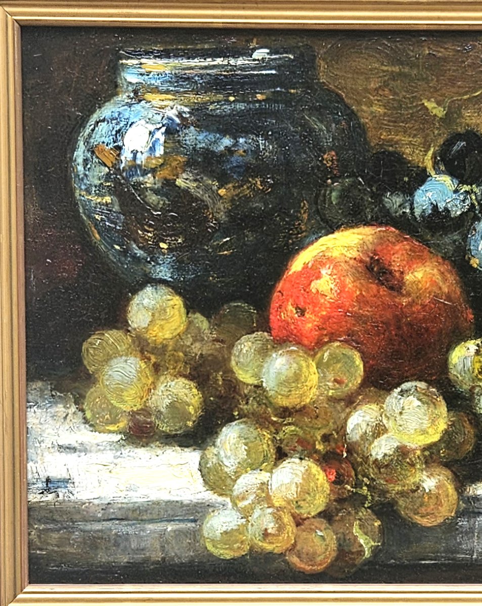 Apple, Pear, And Grapes By Jacques Martin-photo-4
