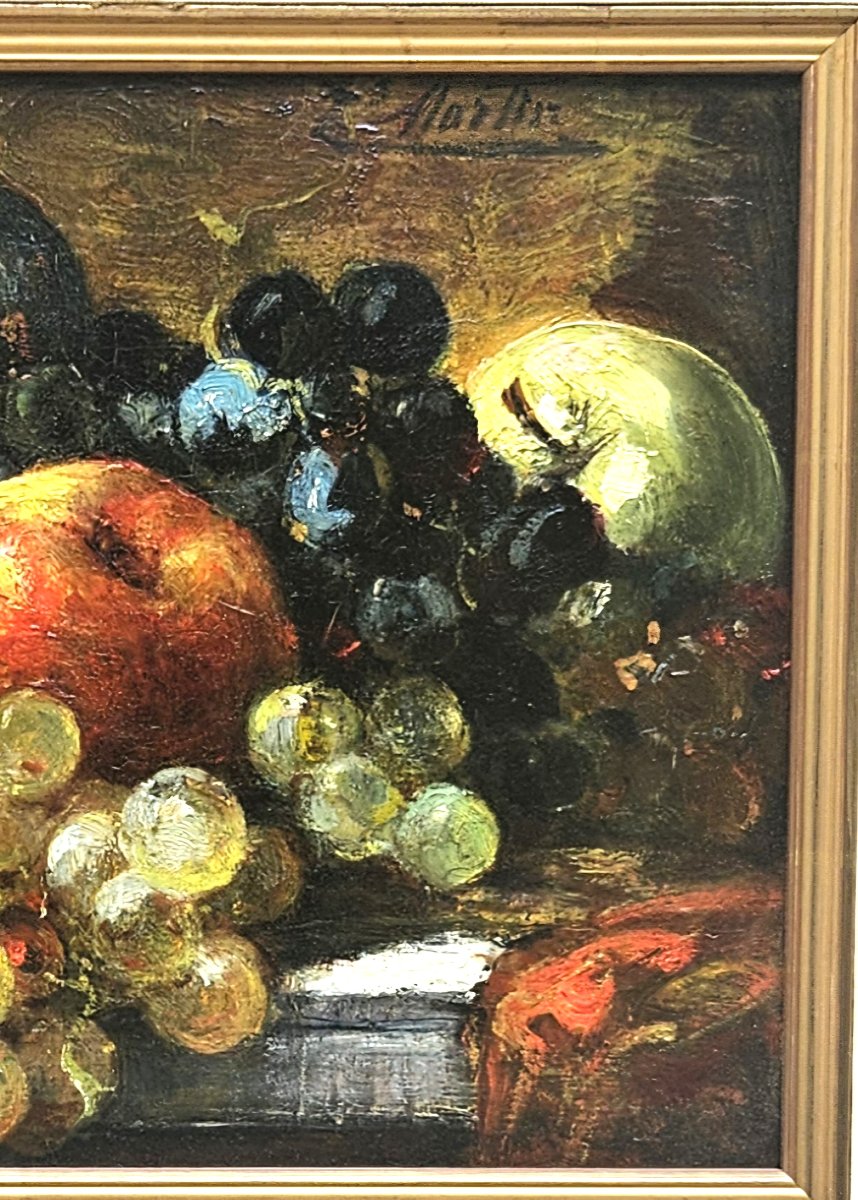 Apple, Pear, And Grapes By Jacques Martin-photo-5