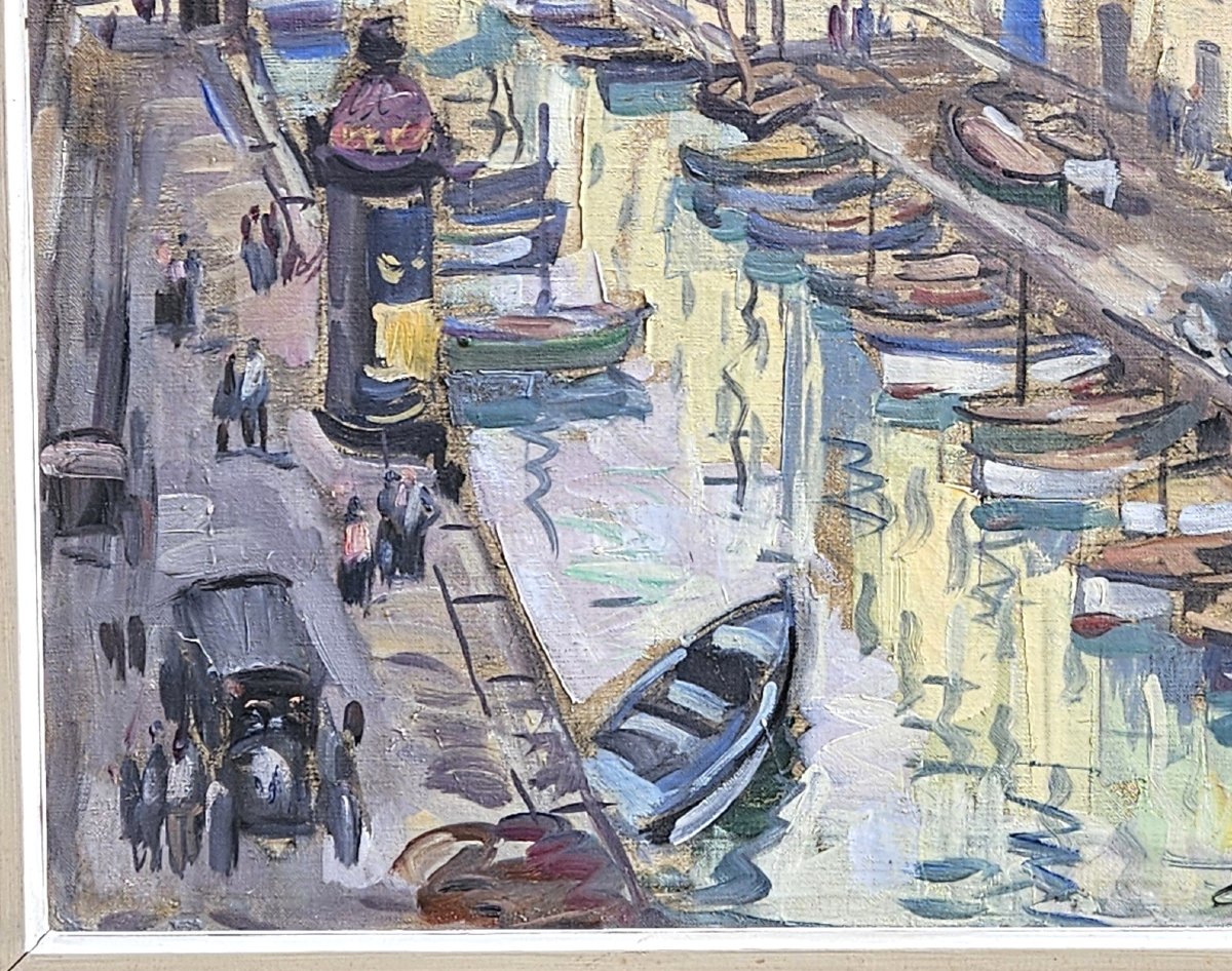 The Marseille Customs Canal By Jean Lair-photo-1