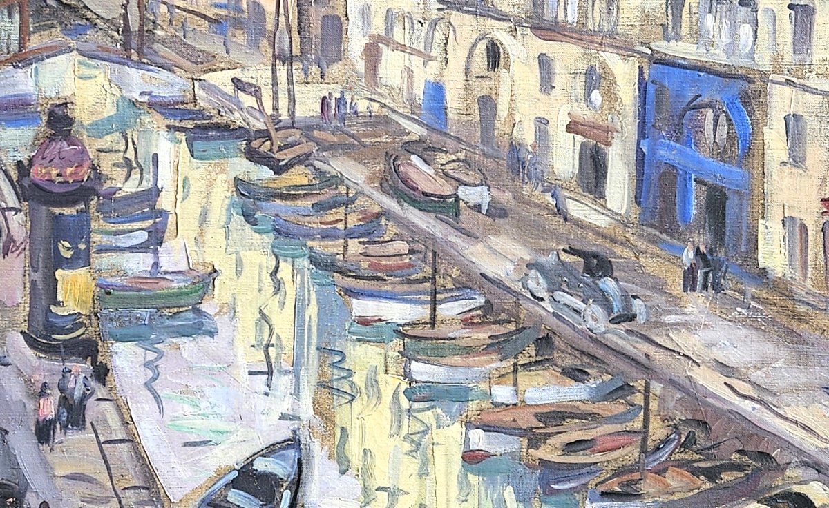 The Marseille Customs Canal By Jean Lair-photo-4