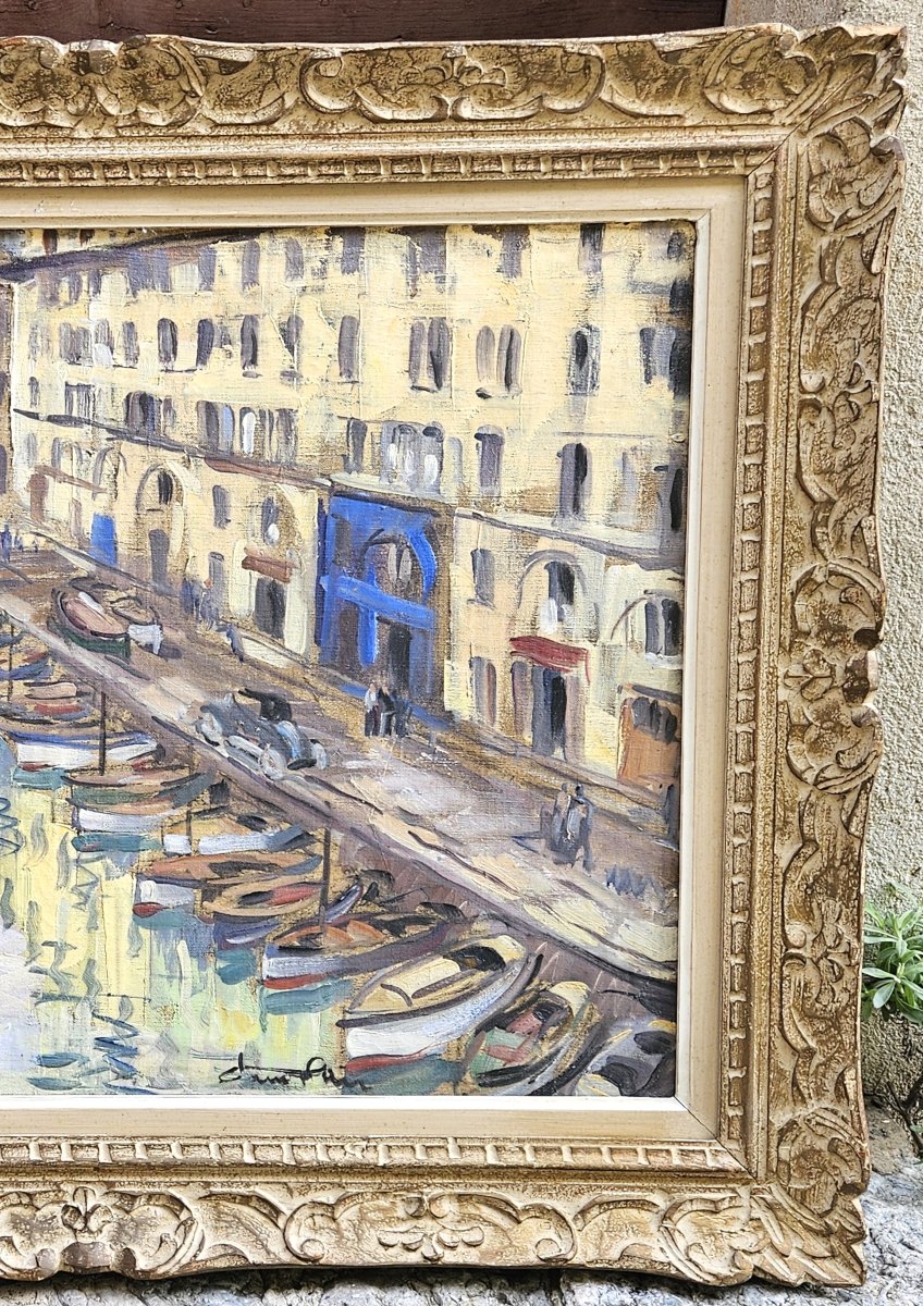 The Marseille Customs Canal By Jean Lair-photo-6