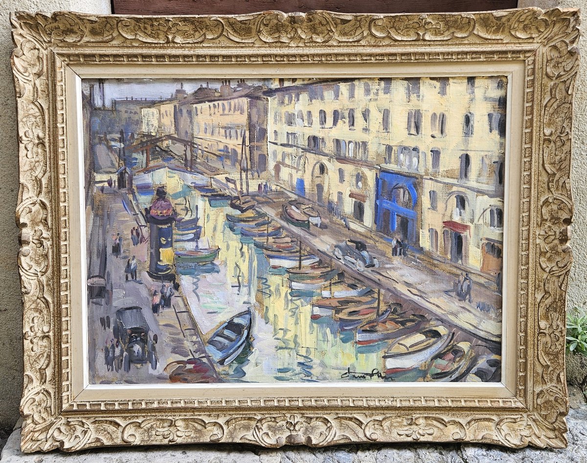 The Marseille Customs Canal By Jean Lair