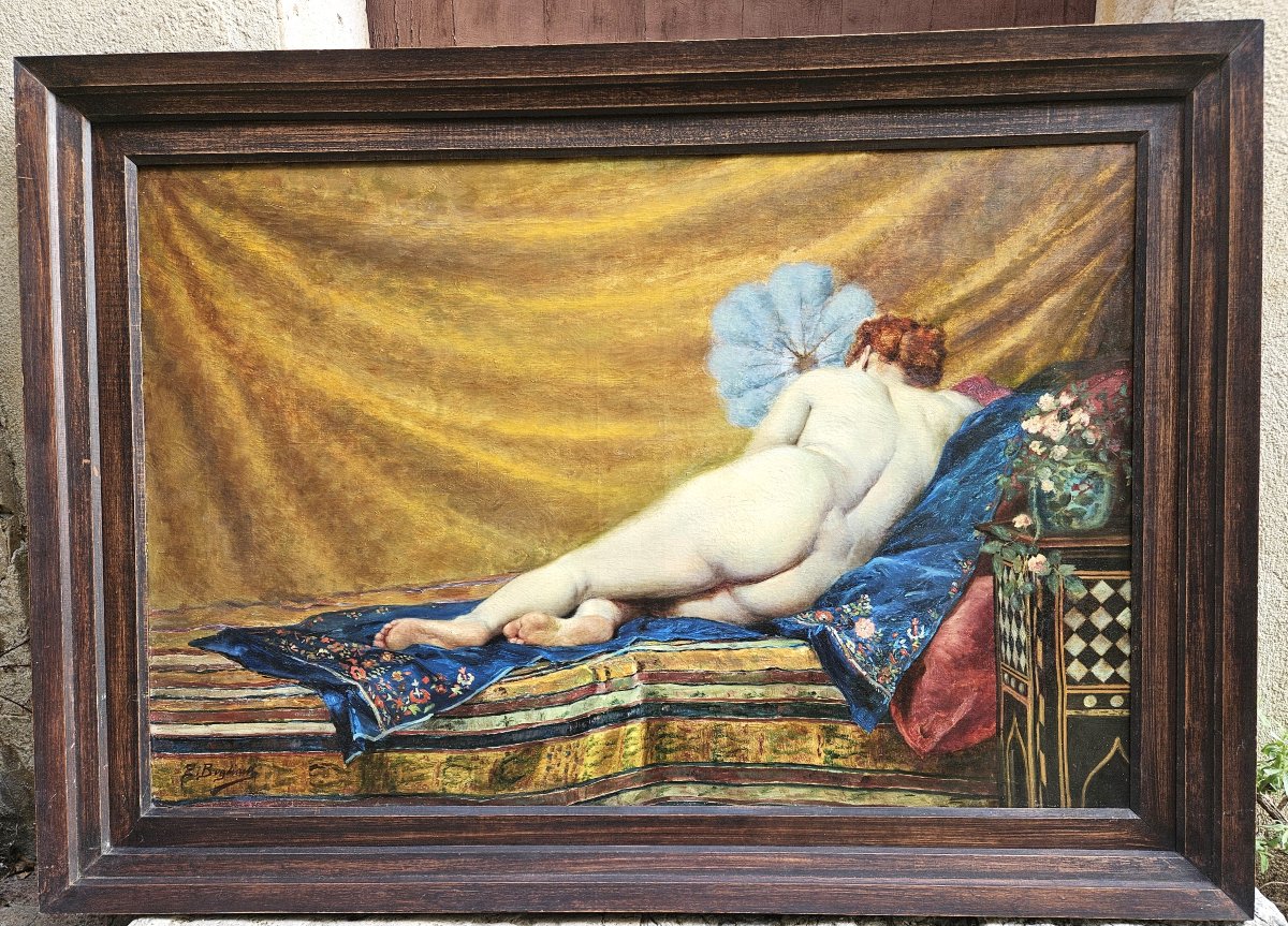 L' Odalisque par Enrico BOGLIANI 1848-1921-photo-2