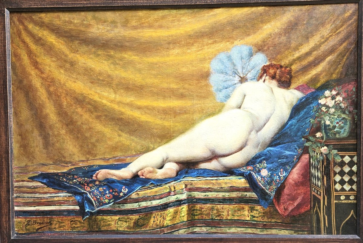 L' Odalisque par Enrico BOGLIANI 1848-1921