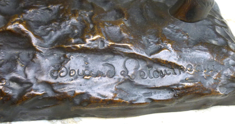 Chef Indien bronze xixème signé Letourneau-photo-2