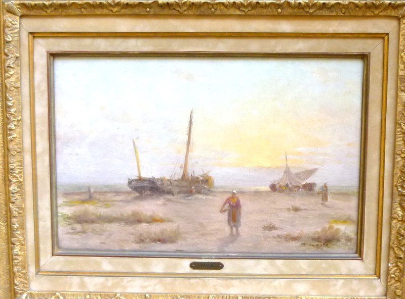 Return From Fishing By Victor Coste 1844-1923-photo-2