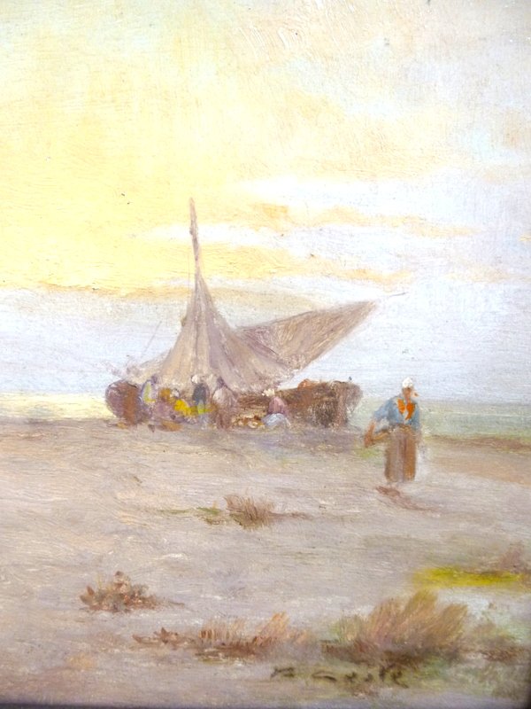 Return From Fishing By Victor Coste 1844-1923-photo-4