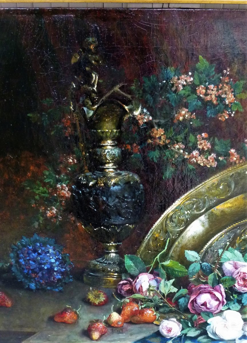  Bouquet Par Jean Baptiste Olive 1846-1936-photo-4