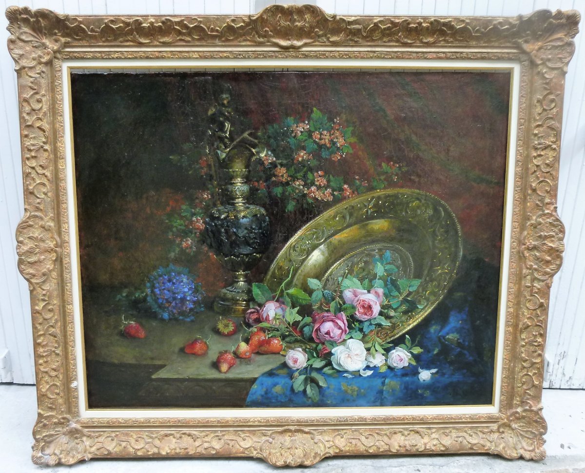  Bouquet Par Jean Baptiste Olive 1846-1936-photo-5