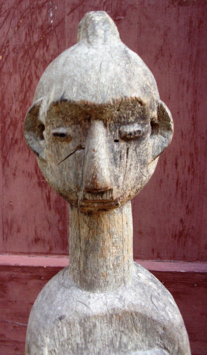 Tiv Wood Sculpture From Nigeria Nineteenth-photo-2