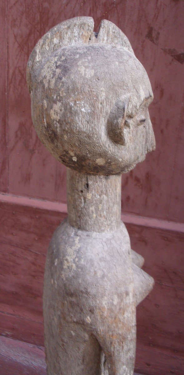 Sculpture Bois Tiv Du Nigéria XIXème-photo-5