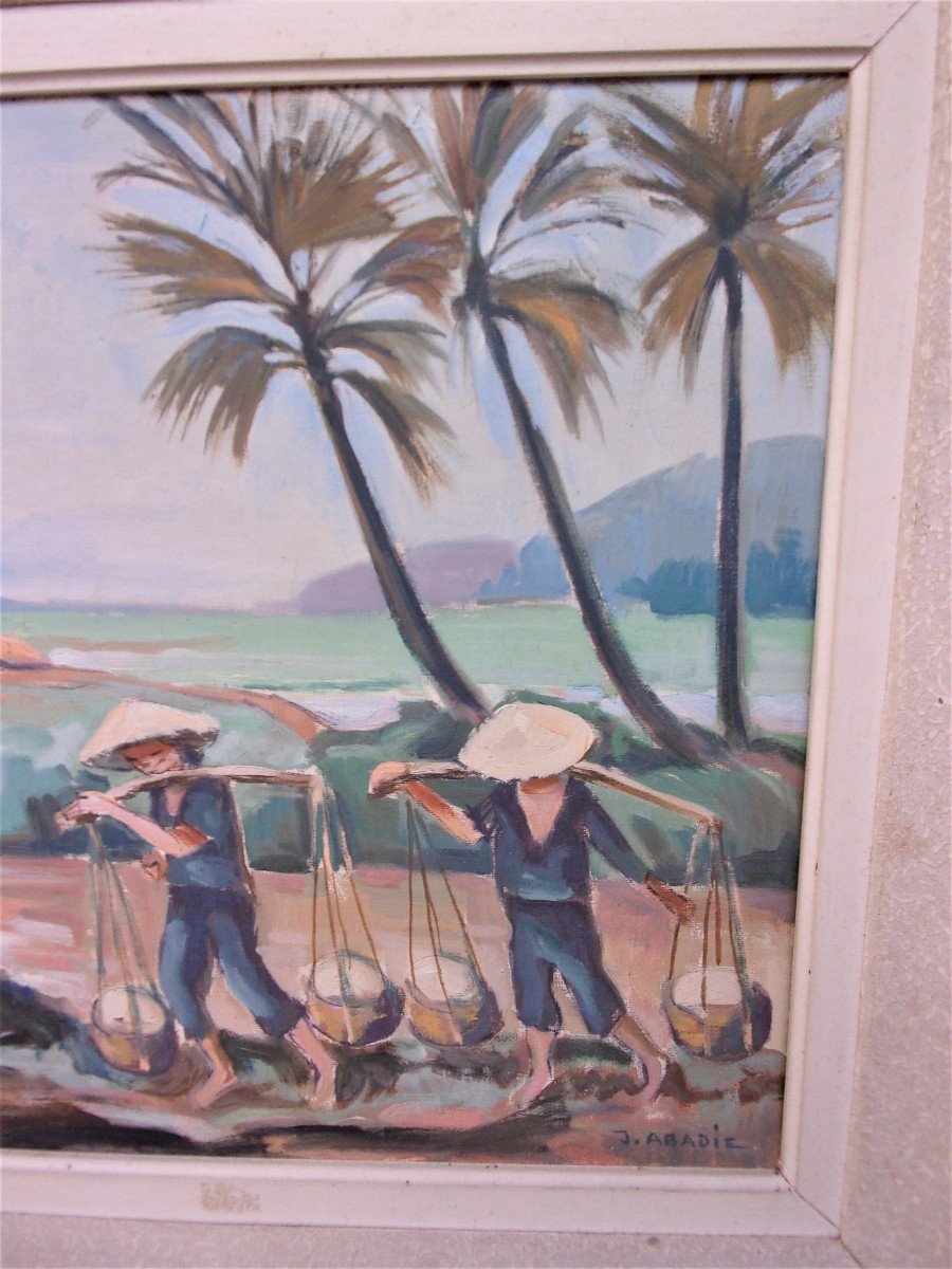 La Riziere Vietnam 1949 By Jean Abadie 1921-2010-photo-2