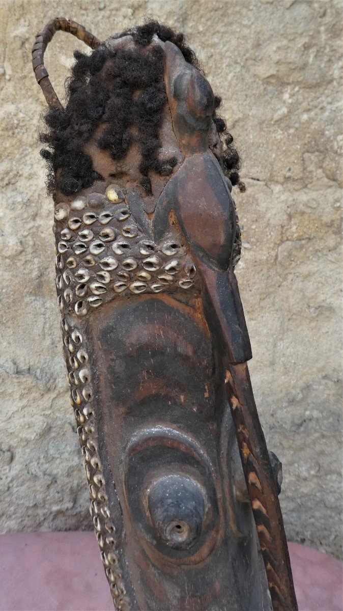 Ancient Iatmul Dance Mask, Middle Sepik, Papua, New Guinea-photo-2