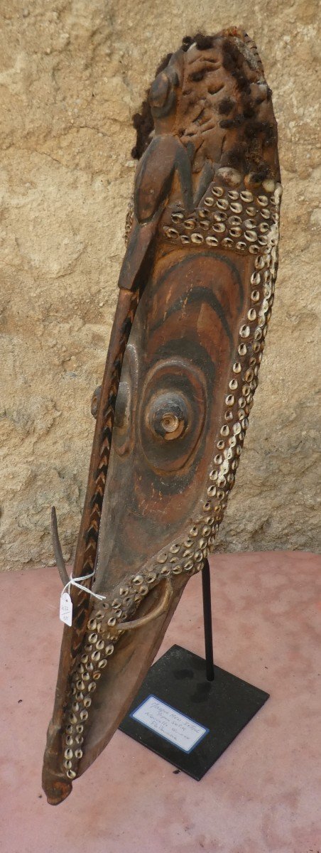 Ancient Iatmul Dance Mask, Middle Sepik, Papua, New Guinea-photo-4