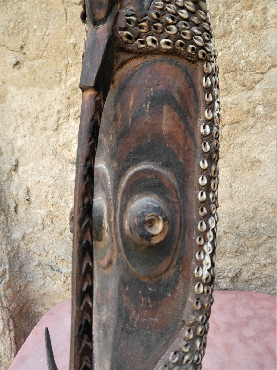 Ancient Iatmul Dance Mask, Middle Sepik, Papua, New Guinea-photo-6