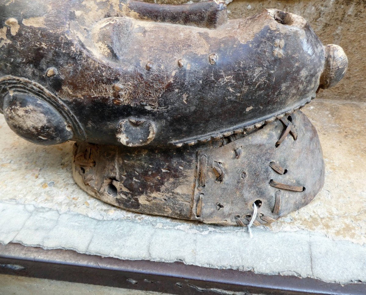 Masque Ancien de danse  Baoulé - Côte d'Ivoire, Cercle De Katiola-photo-1