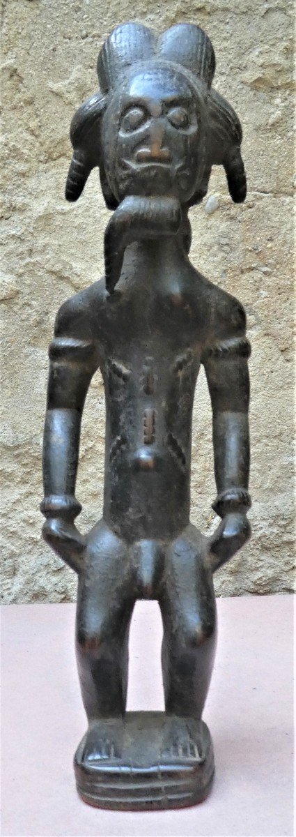 Trés Belle Et Ancienne Statue Baoulé Blolo Bian de Côte d'Ivoire