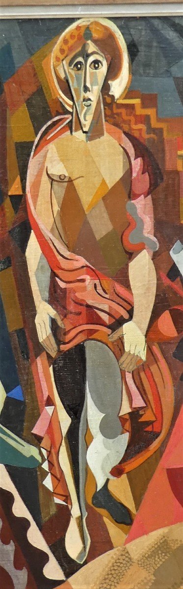 Resurrection By Louis Giraud 1910 -? Cubism-photo-5