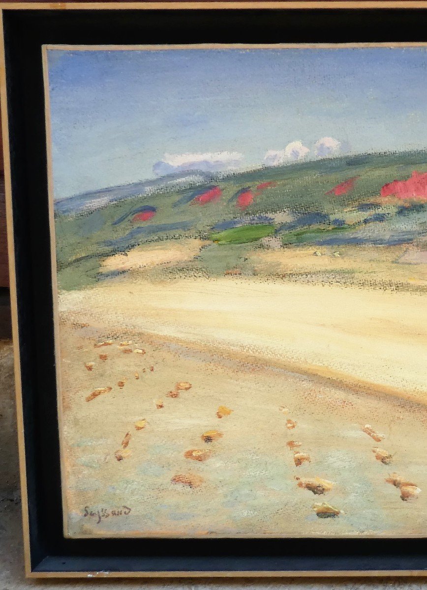 Landscape Of Plowing In Saint Chamas By René Seyssaud-photo-4