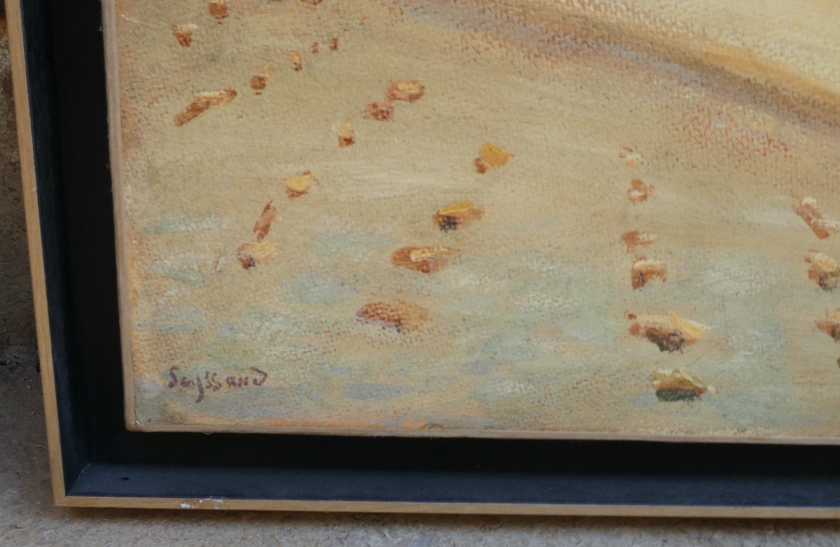 Landscape Of Plowing In Saint Chamas By René Seyssaud-photo-5