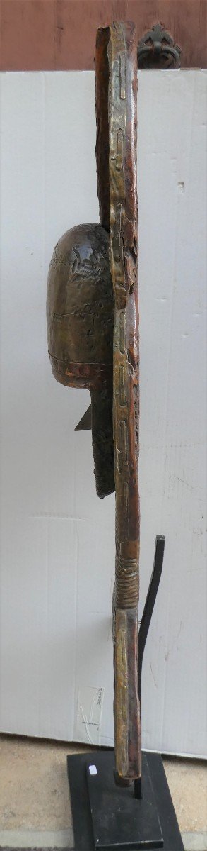 Large Kota Reliquary, Obamba From Ancient Gabon-photo-4