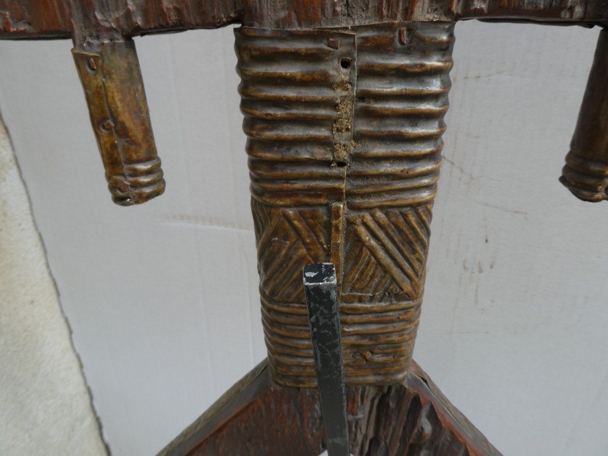 Large Kota Reliquary, Obamba From Ancient Gabon-photo-4