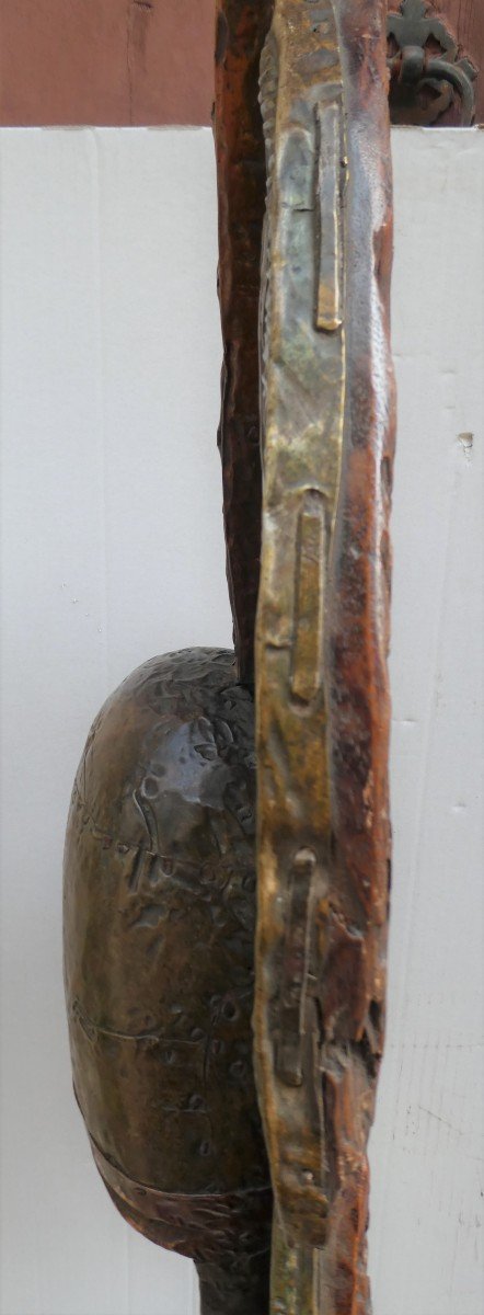 Large Kota Reliquary, Obamba From Ancient Gabon-photo-8