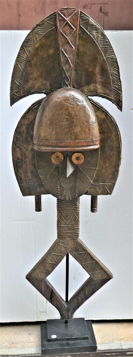 Large Kota Reliquary, Obamba From Ancient Gabon