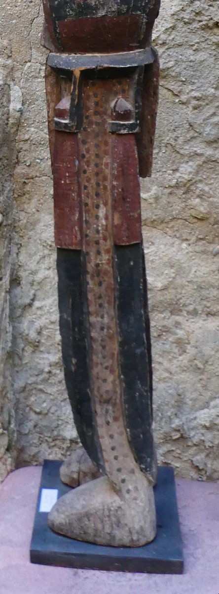 Grande Statue  ancienne De Chasseur Senoufo Provenance Collection Vérité-photo-1