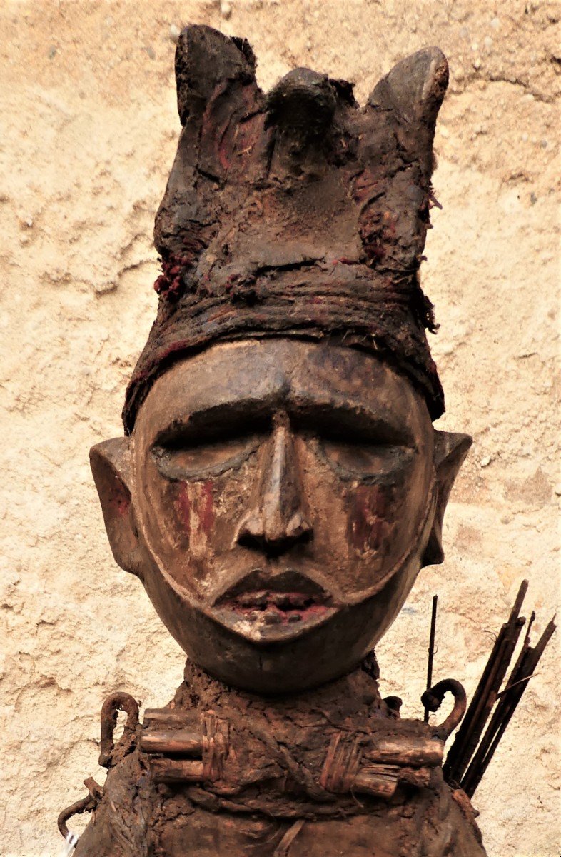 Ancient Woyo Fetish Statue, Nkisi - Congo-photo-2