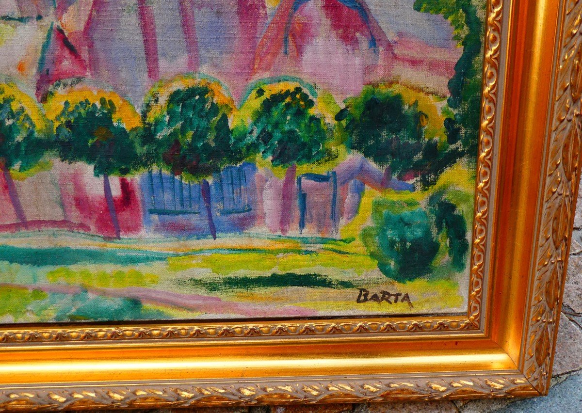 Paysage  De Laszlo Barta 1902-1961-photo-3