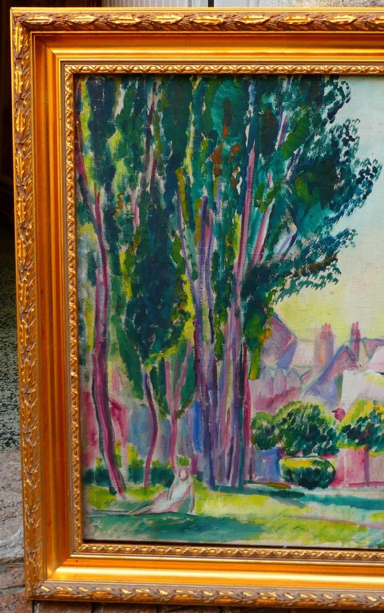 Paysage  De Laszlo Barta 1902-1961-photo-2