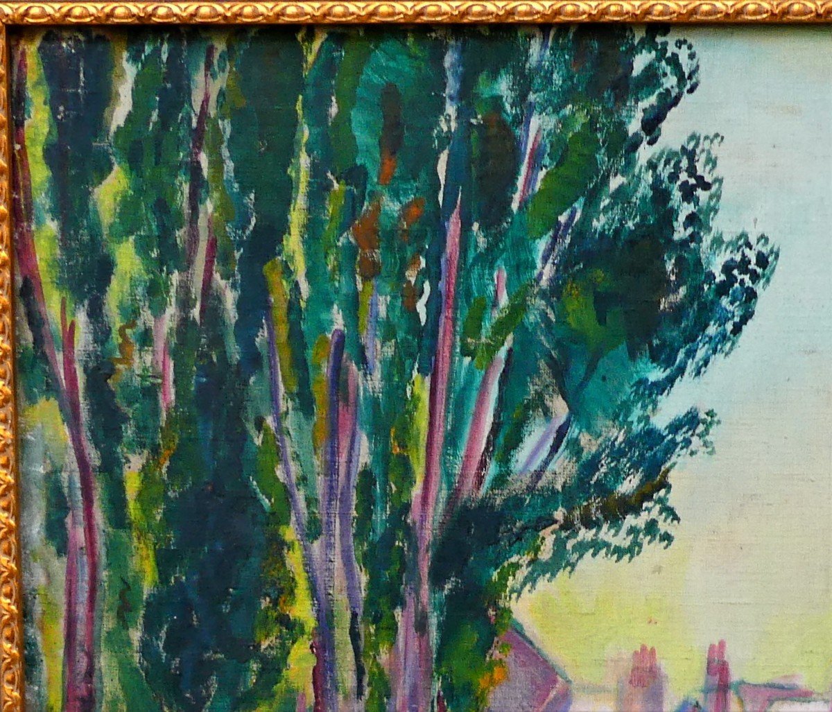 Paysage  De Laszlo Barta 1902-1961-photo-6