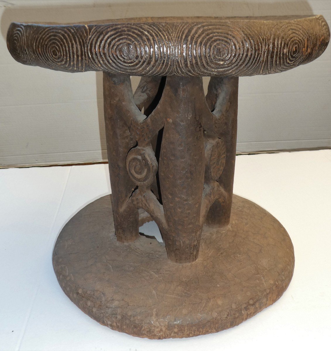 Large Old Dignitary Throne - Cameroon-photo-8