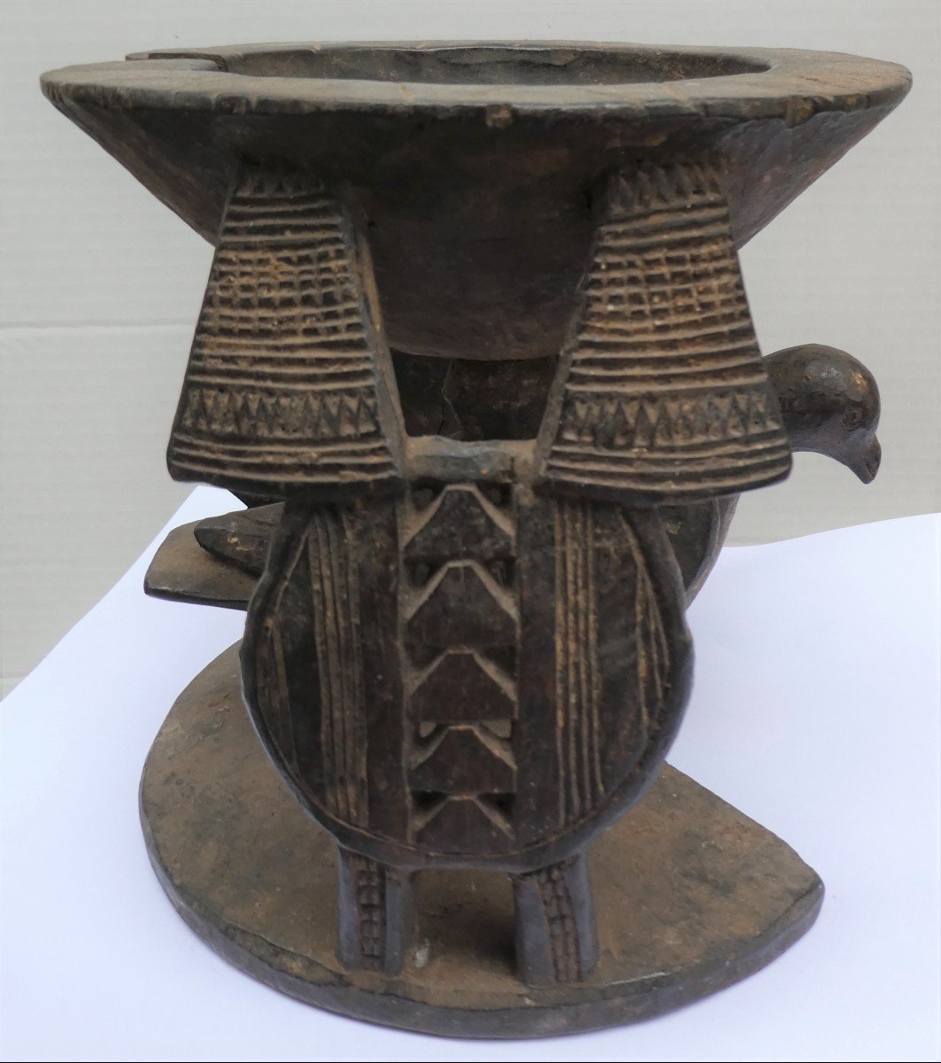 Coupe De Divination Aguere Ifa Des Yoruba Du Nigéria-photo-5