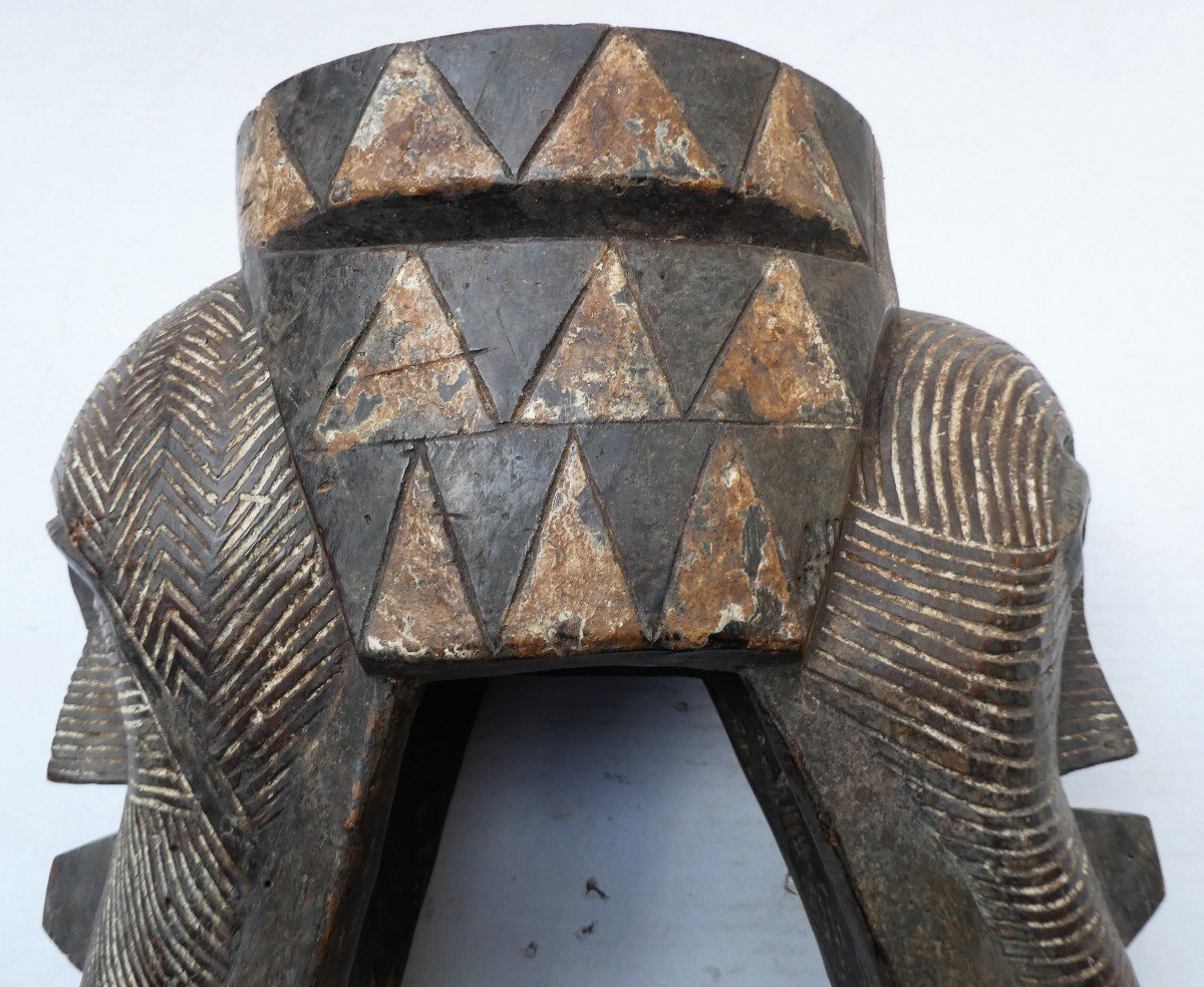 Tabouret Janus Songye Kifwebe - Congo-photo-5