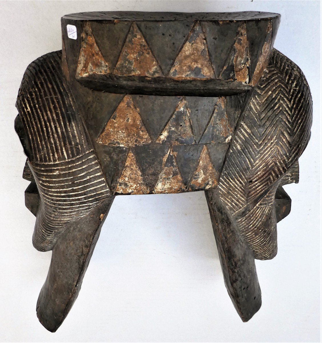 Tabouret Janus Songye Kifwebe - Congo