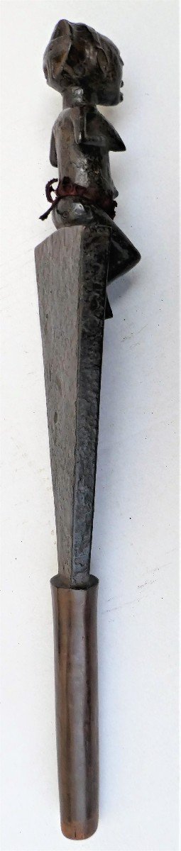 Sceptre Ancien Luba, Shaba Du Congo-photo-8