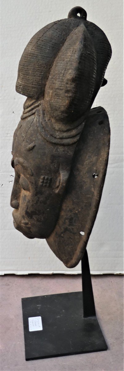 Baoulé Dance Mask From Ivory Coast-photo-2