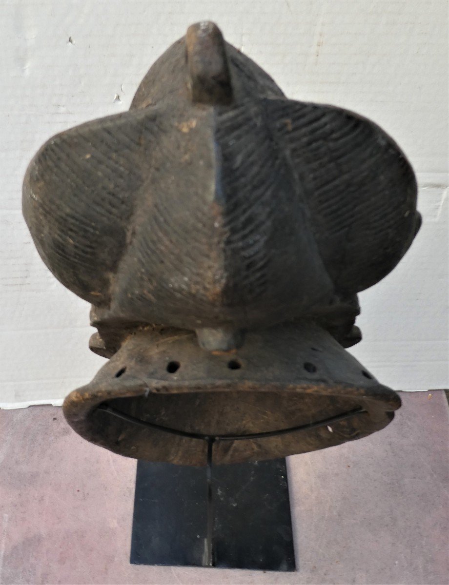 Baoulé Dance Mask From Ivory Coast-photo-3