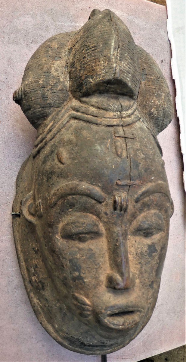 Baoulé Dance Mask From Ivory Coast-photo-6