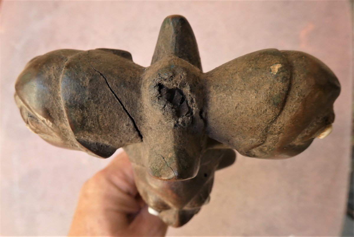Couteau Rituel Yoruba Du Nigeria-photo-2